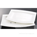 puer white glazed modern luxury m&m made in china rectangular plate